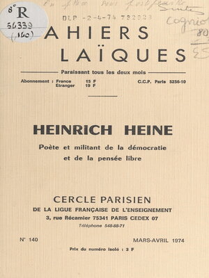 cover image of Heinrich Heine